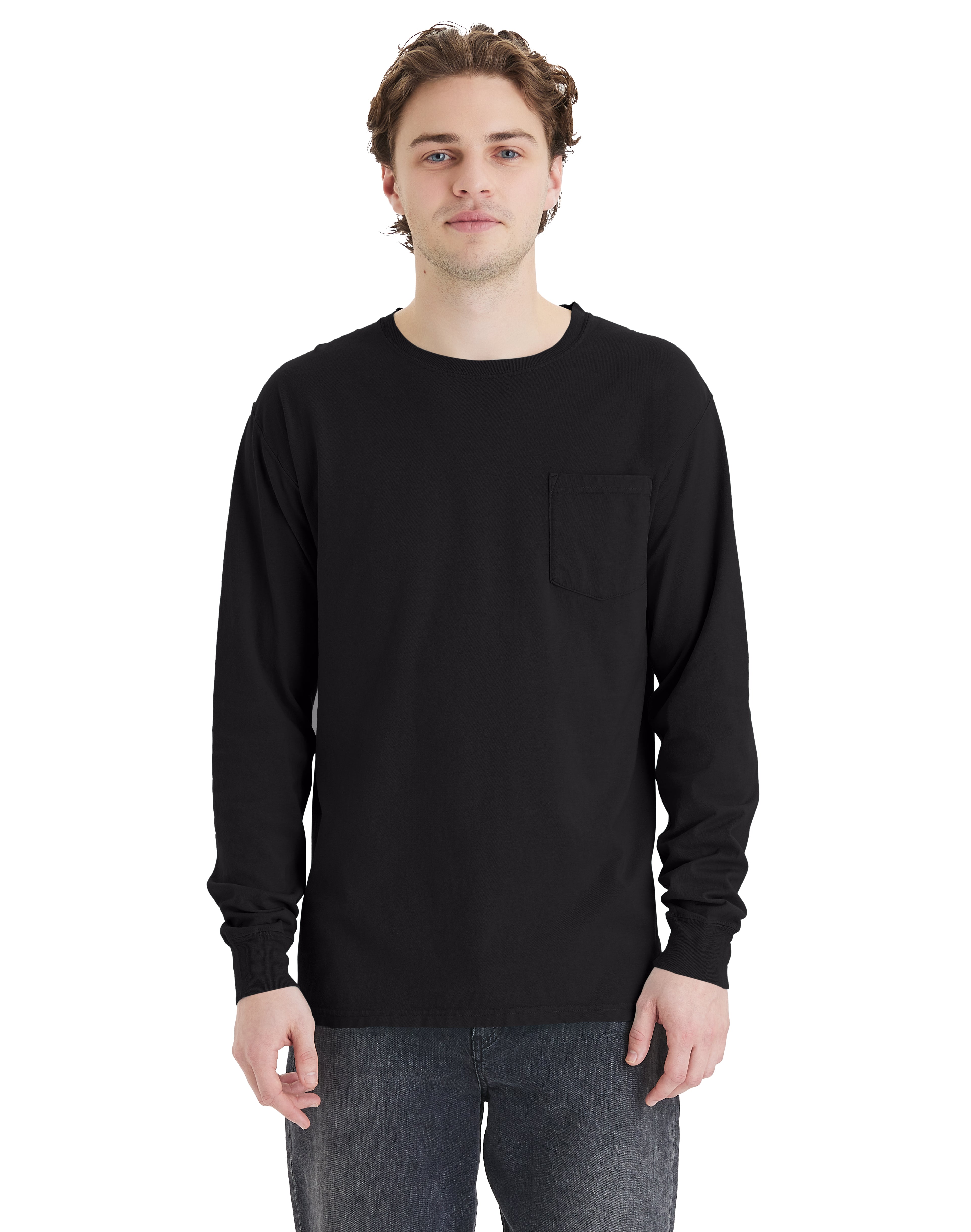 ComfortWash Long Sleeve Pocket T-Shirt 12