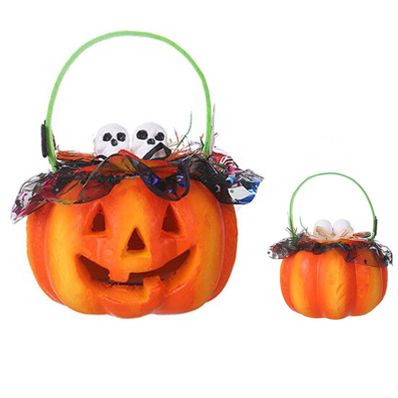 Skeleton Witchy Trick-Or-Treat Halloween Pumpkin light 2