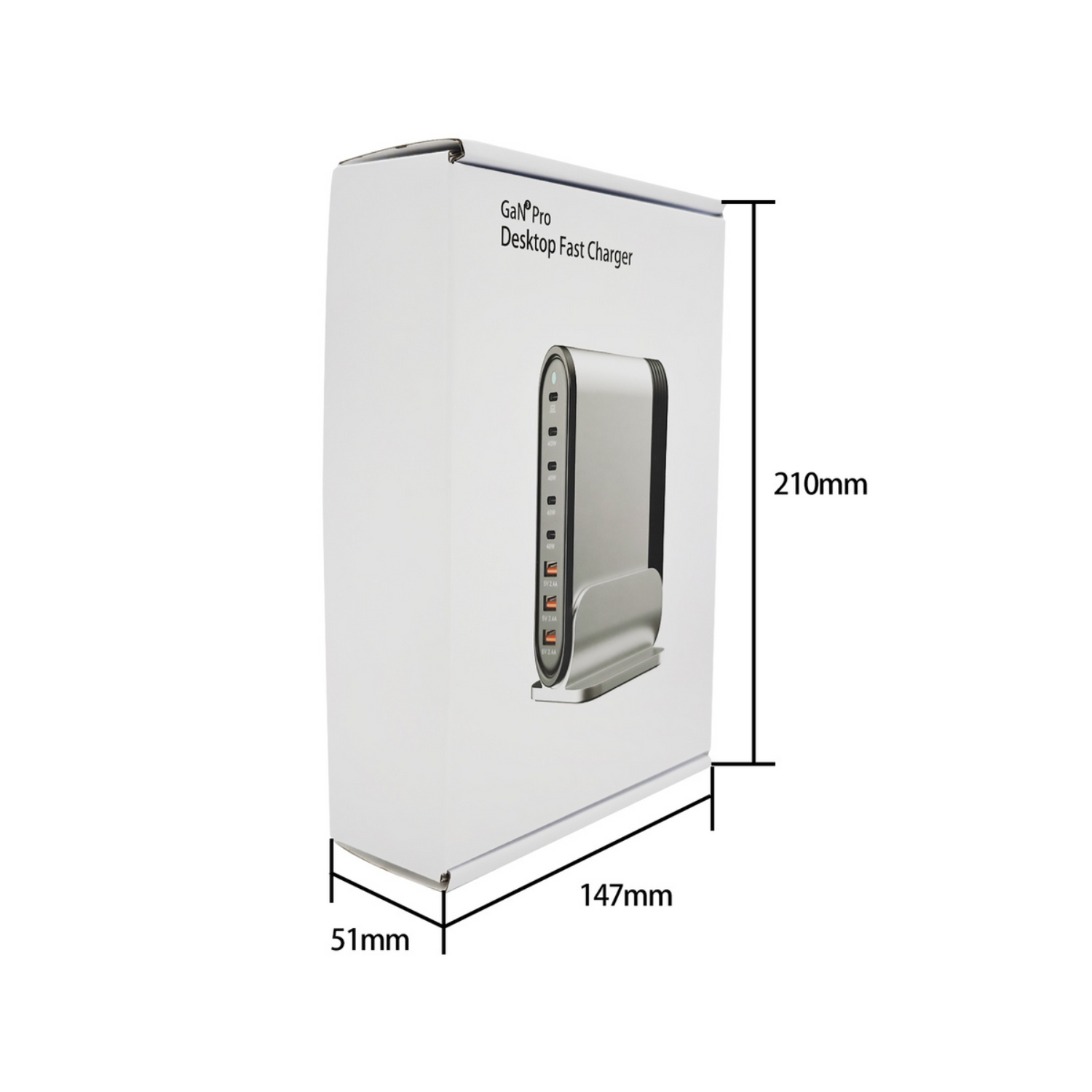 8-Port USB Flash Charge Station - 200 W 6