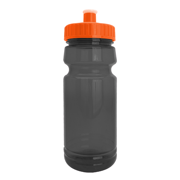 Cycle 24oz Recycled Transparent Bike Bottle w/Push-Pull Lid 4