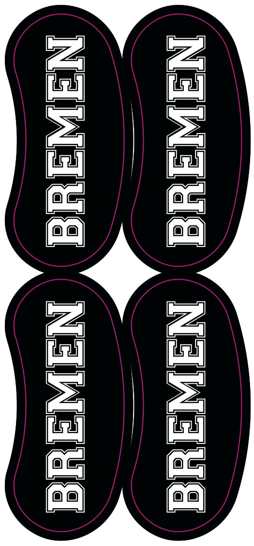 Eye Strips - Eye Black - Peel & Stick Tattoo Sheet 1