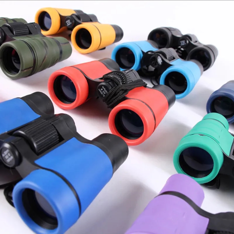 Children Telescope 4X Binoculars Focus Adjustable Glass Lens 4