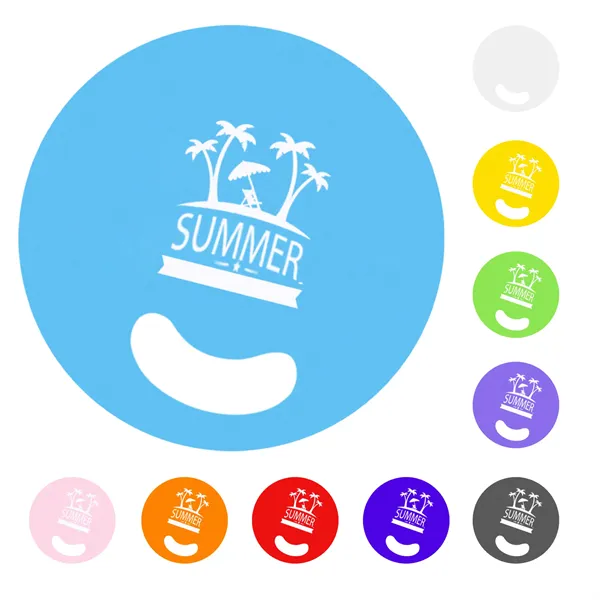 Plastic Round Hand Fan