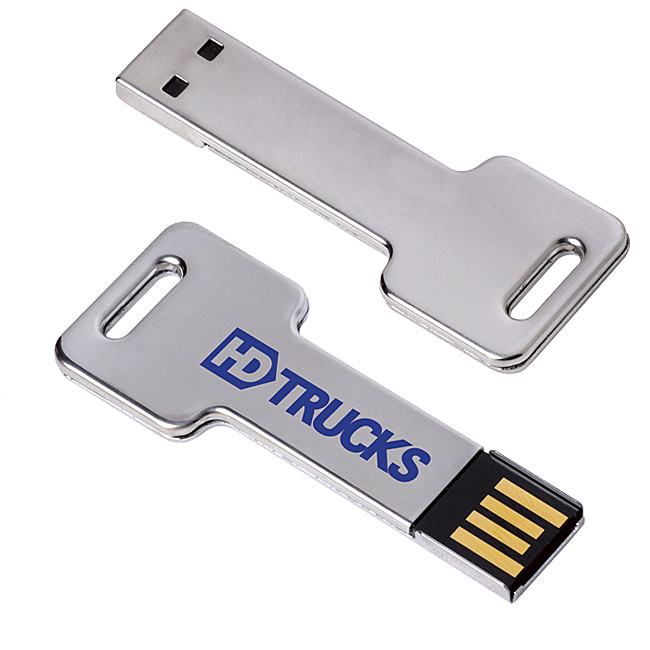 Universal Source® 2 GB Silver Key USB 2.0 Flash Drive 2