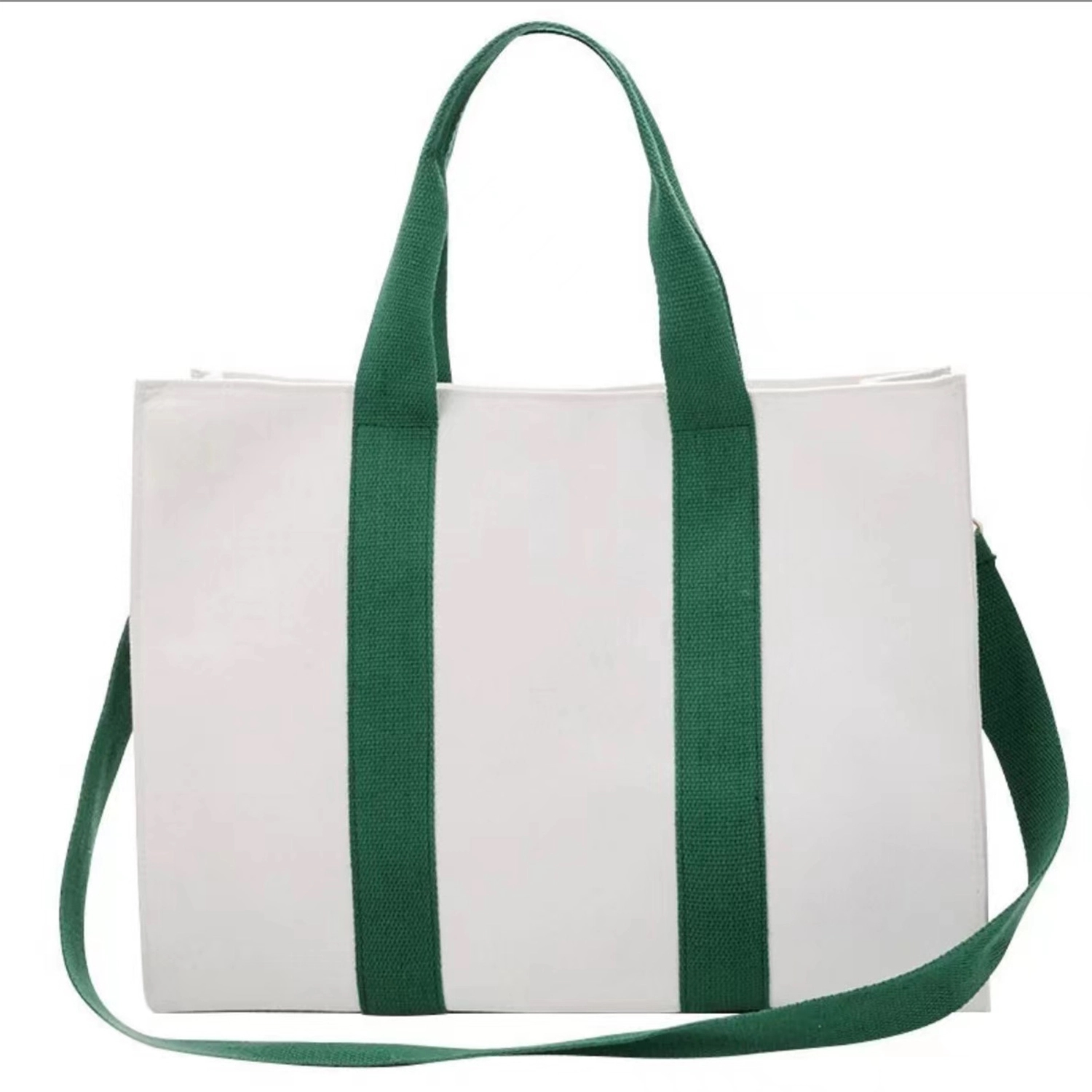 Canvas Zipper Tote Bag, custom tote bag with logo imprint 12