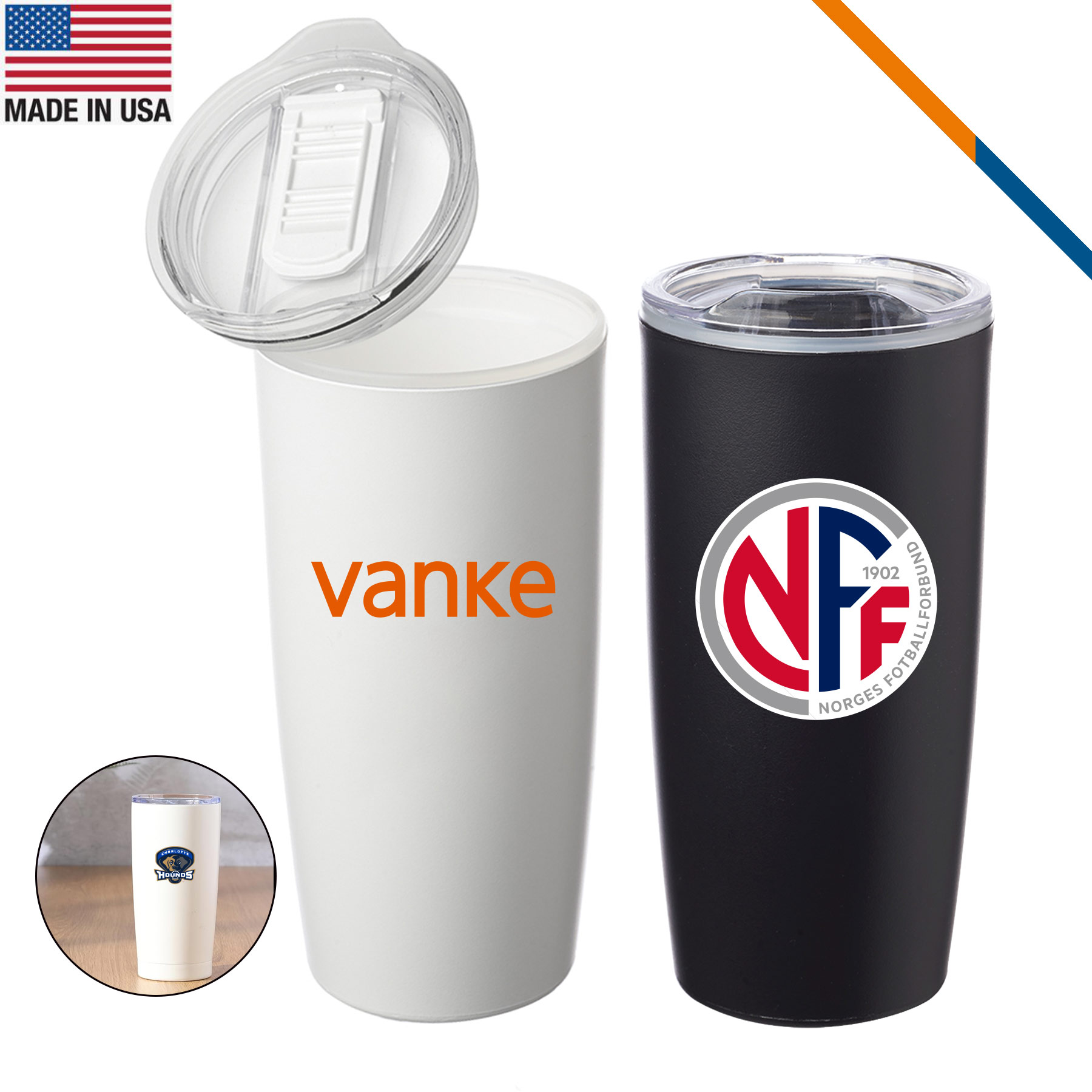 Rossi Double Wall Tumbler - 22 OZ. 3
