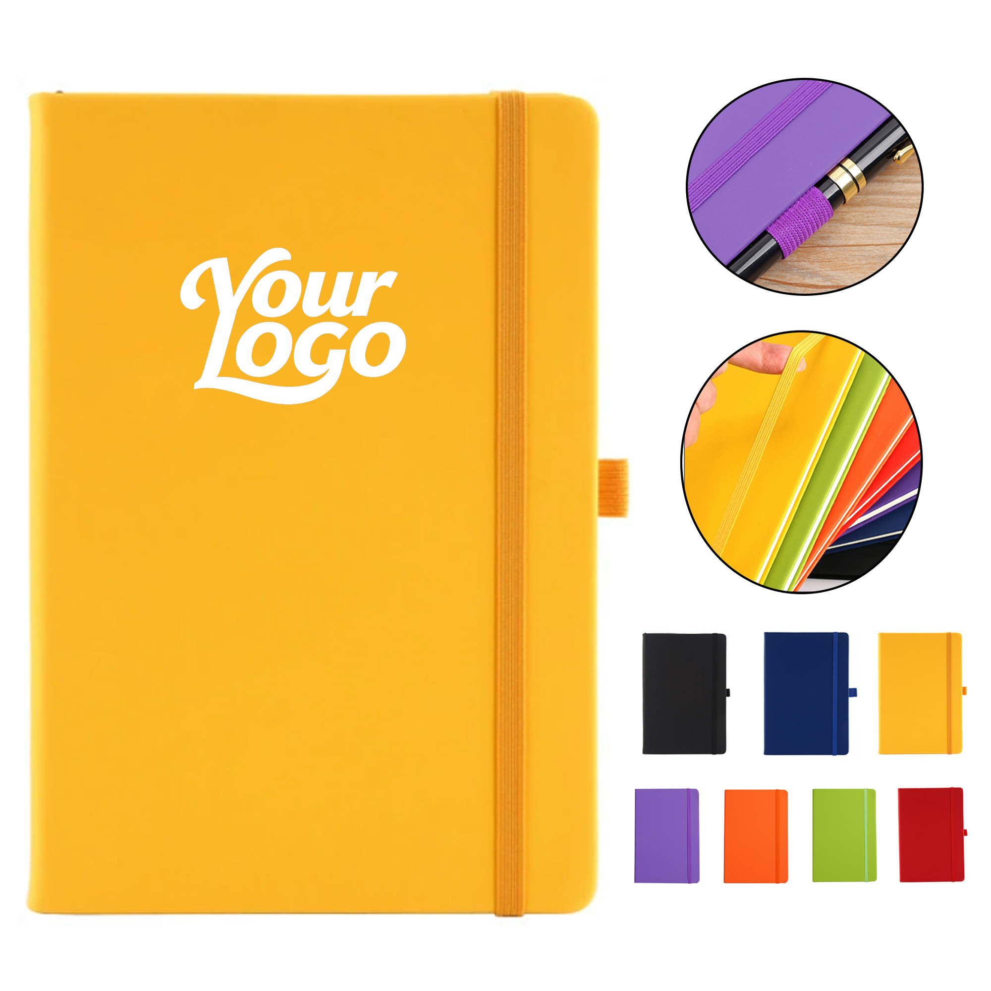 A6 PU Pocket Lined Notebook 1