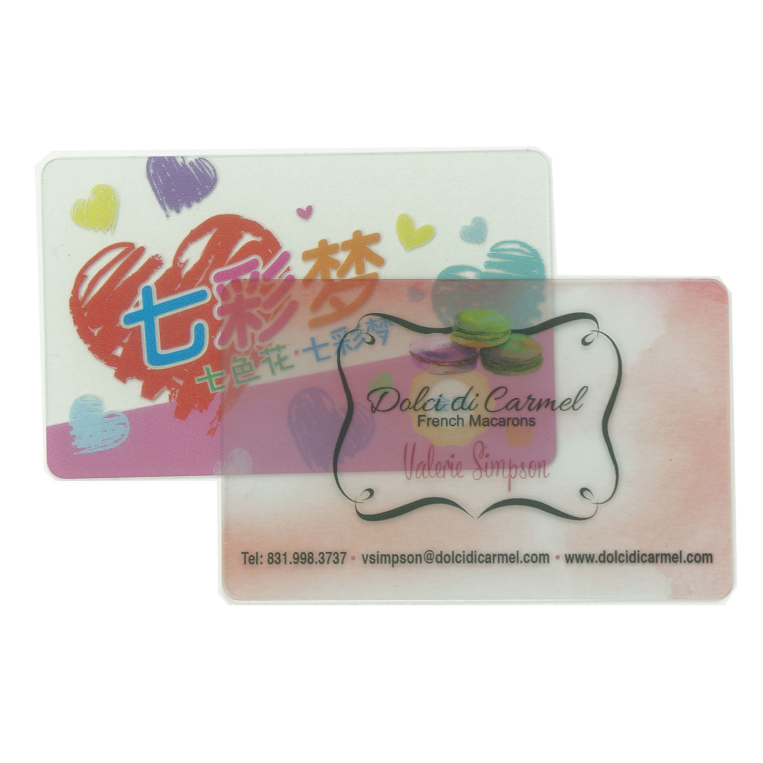 2.12" x 3.37" Custom Plastic Cards - Full Color 3