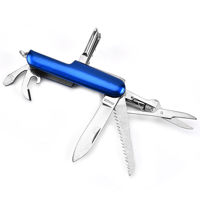 Multi-Function Tool Pocket Knife with Flashlight 8