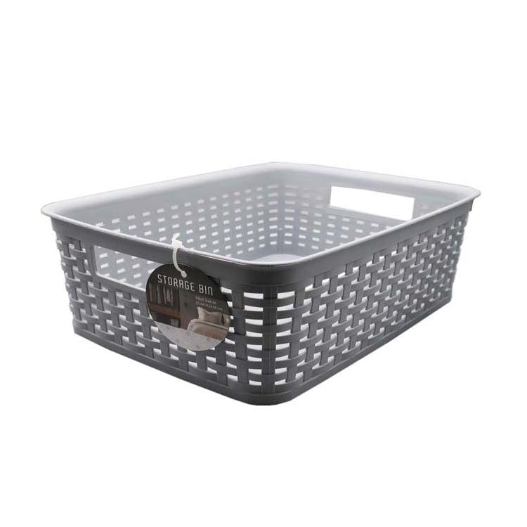 Storage Bins - Gray 10" x 7.5" x 4" 2