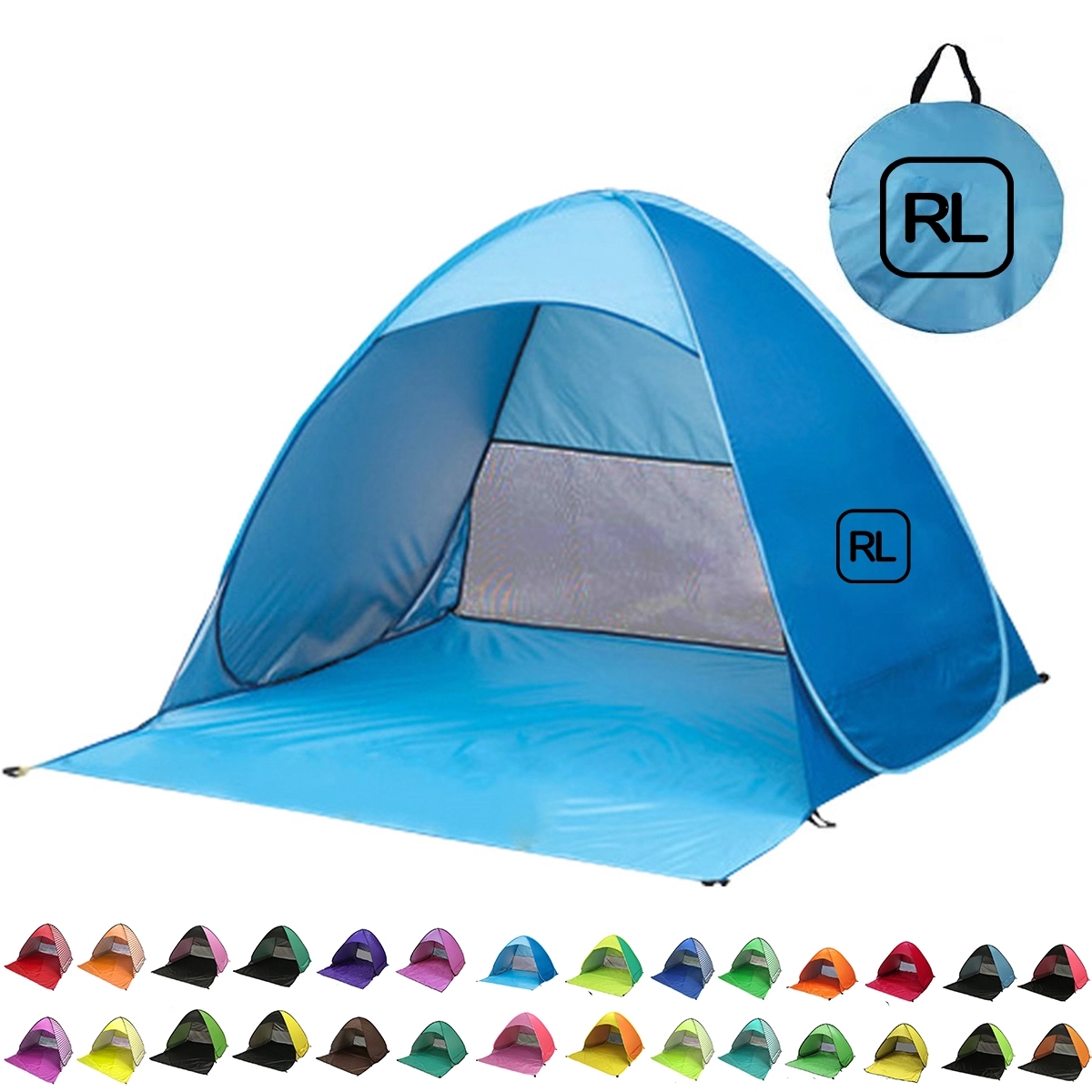 Pop Up Beach Tent With Mat 2