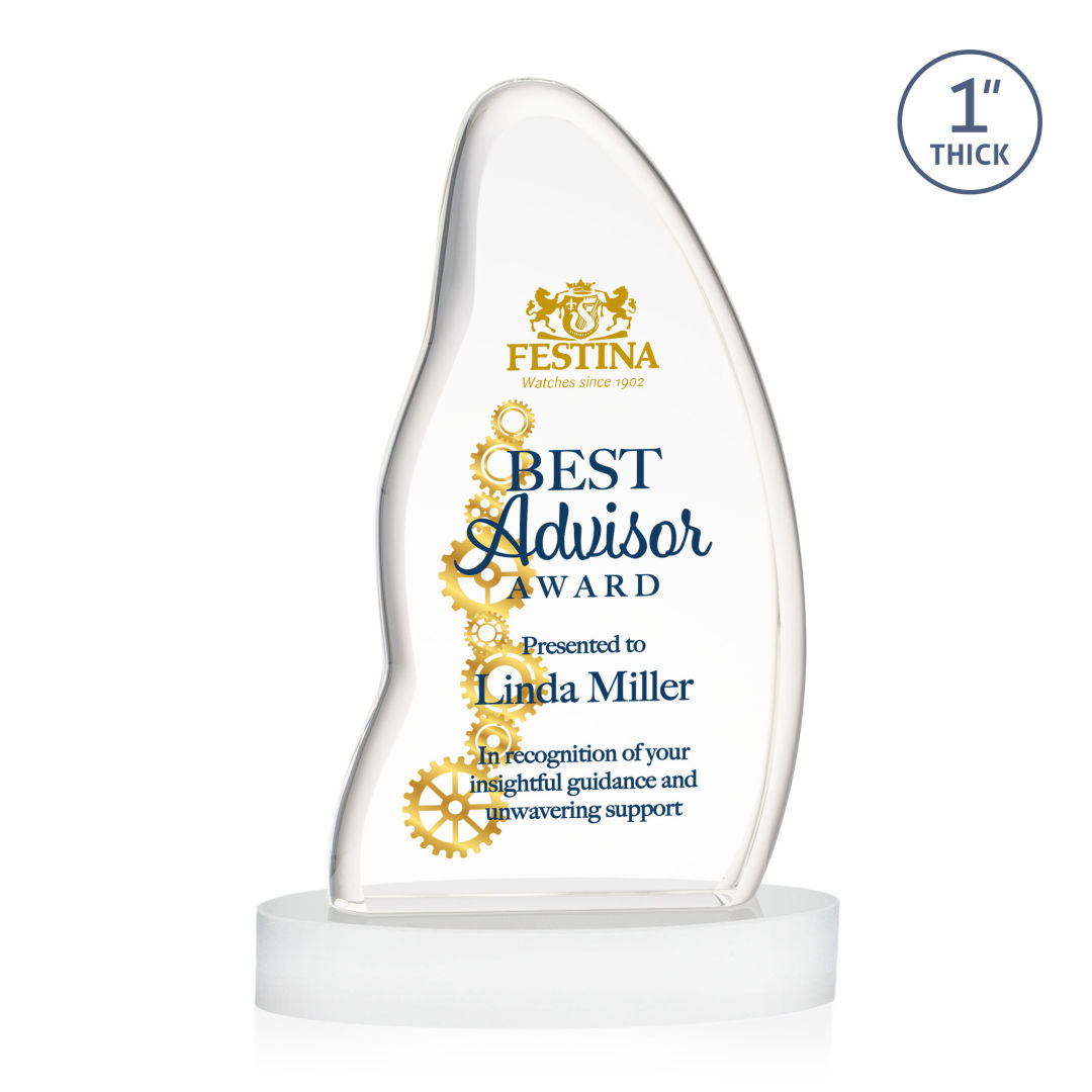 Beauford VividPrint™ Award on Base - White 8