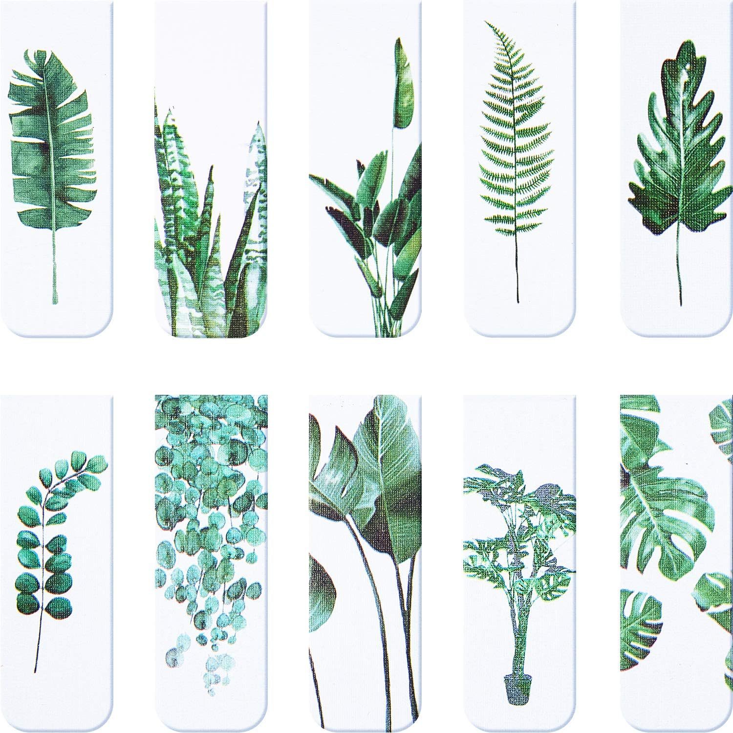 Stylish Magnetic Bookmarks Set of 10 13