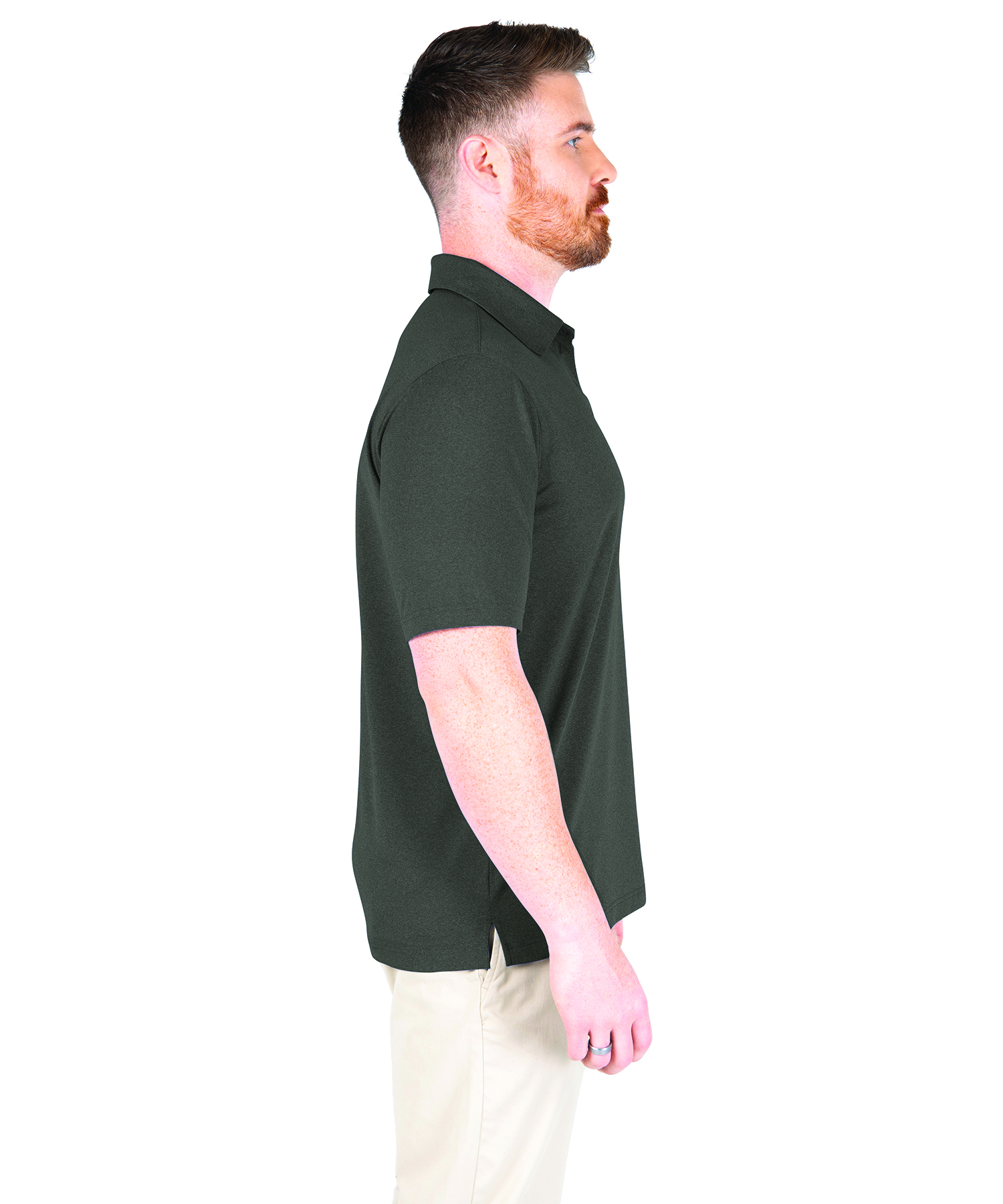 Men's Heathered Eco-Logic Stretch Polo