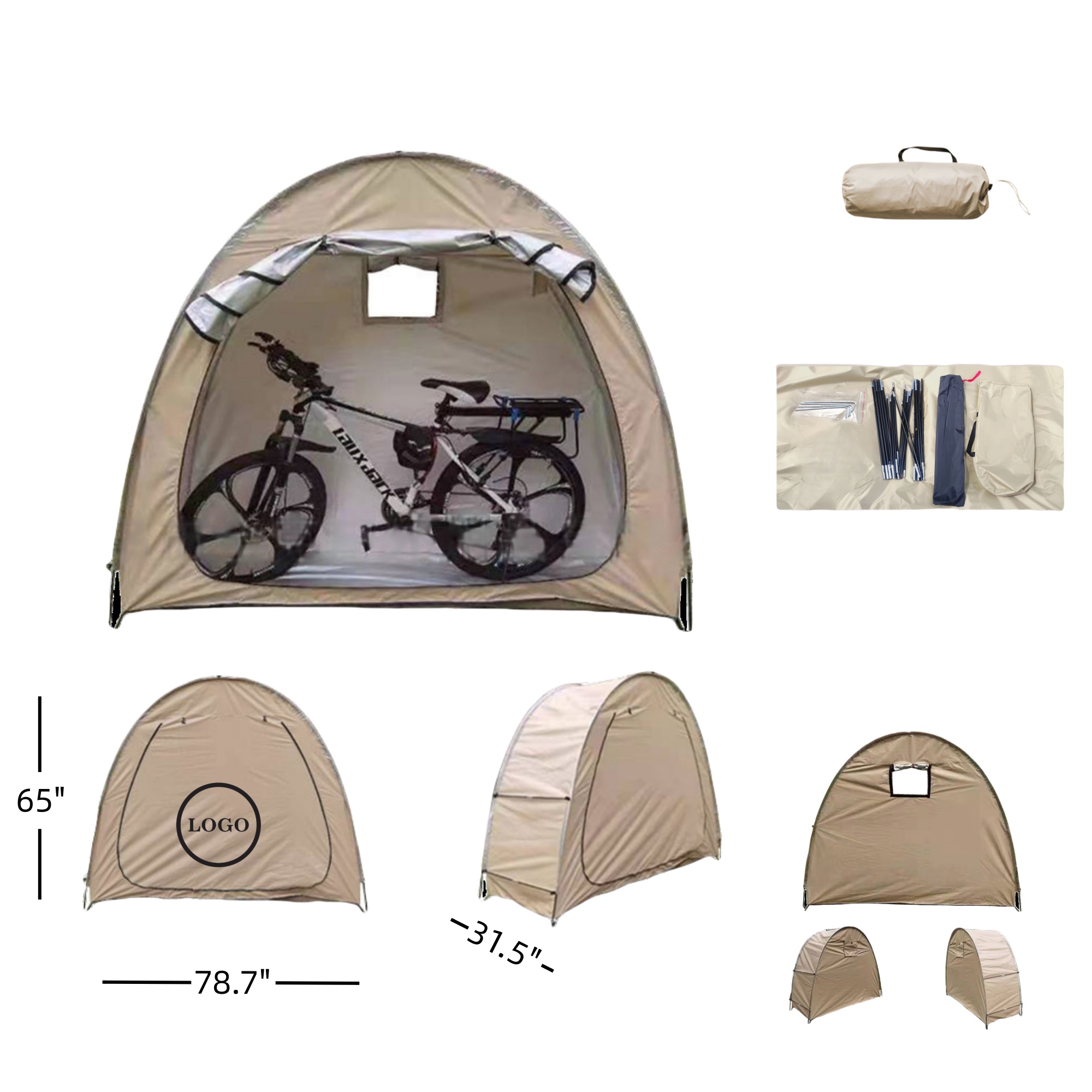 Portable Bicycle Cover Tent 2