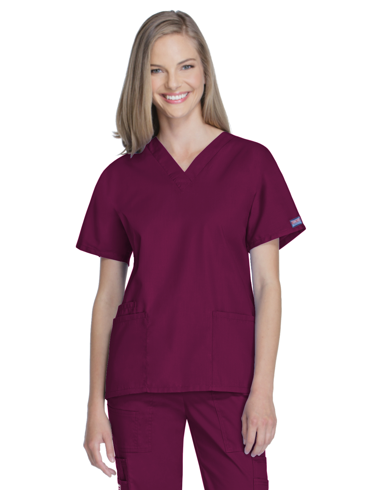 Cherokee - Workwear Originals - Women's 2-Pocket V-Neck Top 64
