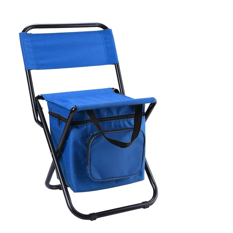 3-in-1 Portable Folding Chair Insulated Ice Bag and Backrest 9