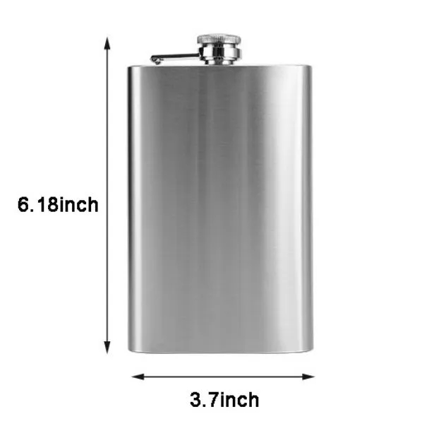 10oz 304 Stainless Steel Pocket Hip Flask Wine Pot 1