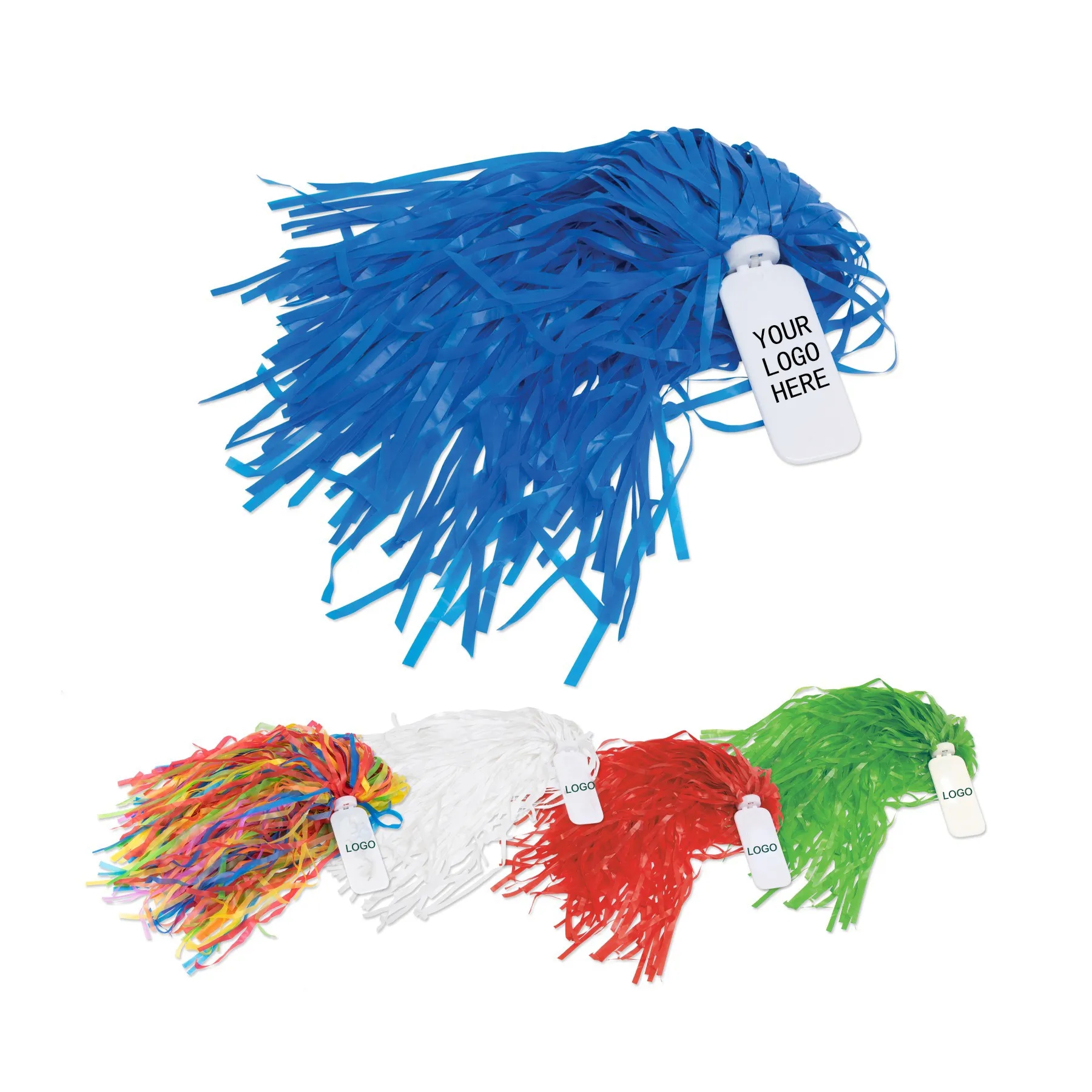 Cheerleading Poms With Baton Handle 4