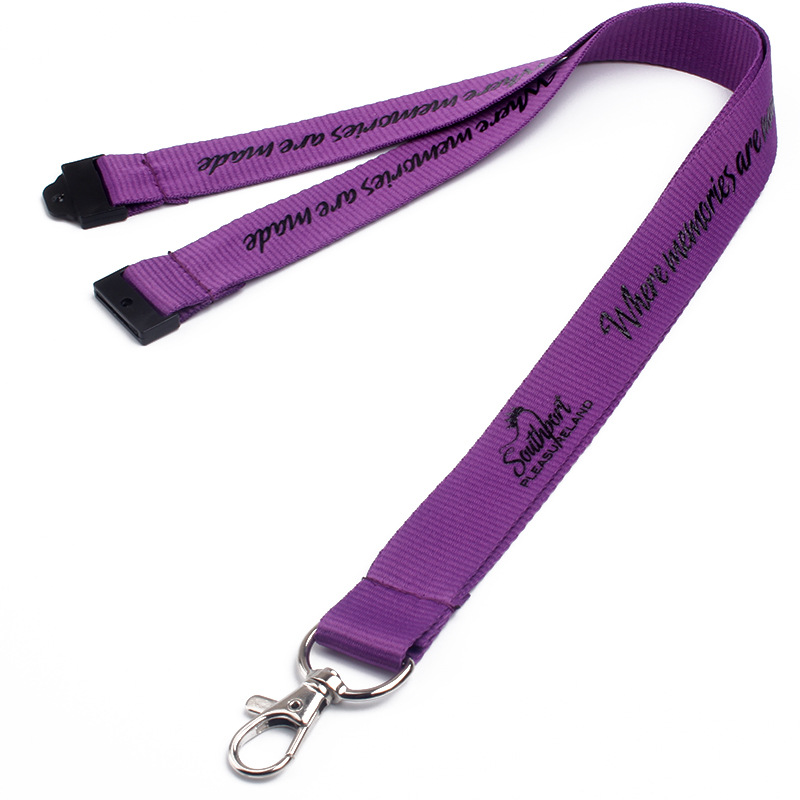 Custom Neck Straps Lanyard w/Hot Stamping Logo 2