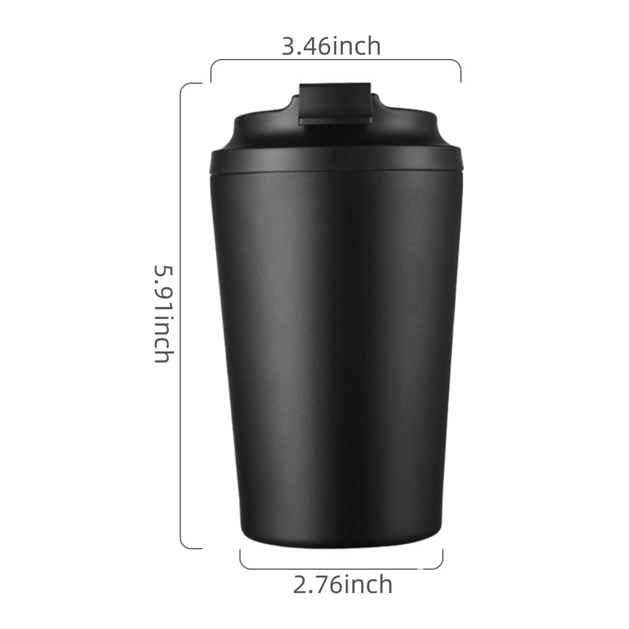 12oz Portable Stainless Steel Insulated Coffee Cup 9