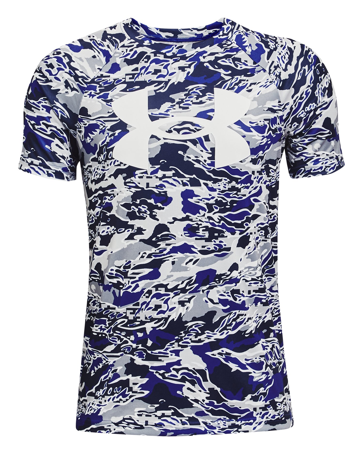 UA Tech Big Logo Printed Boys' Short Sleeve 34