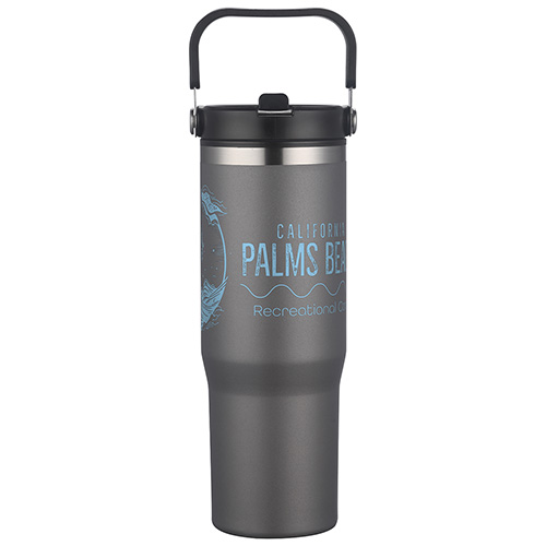 Oreno 30 oz Stainless Steel/Polypropylene Travel Tumbler 40