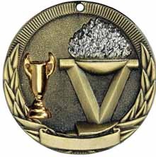 Victory Tri-Colored Medal 2" 2