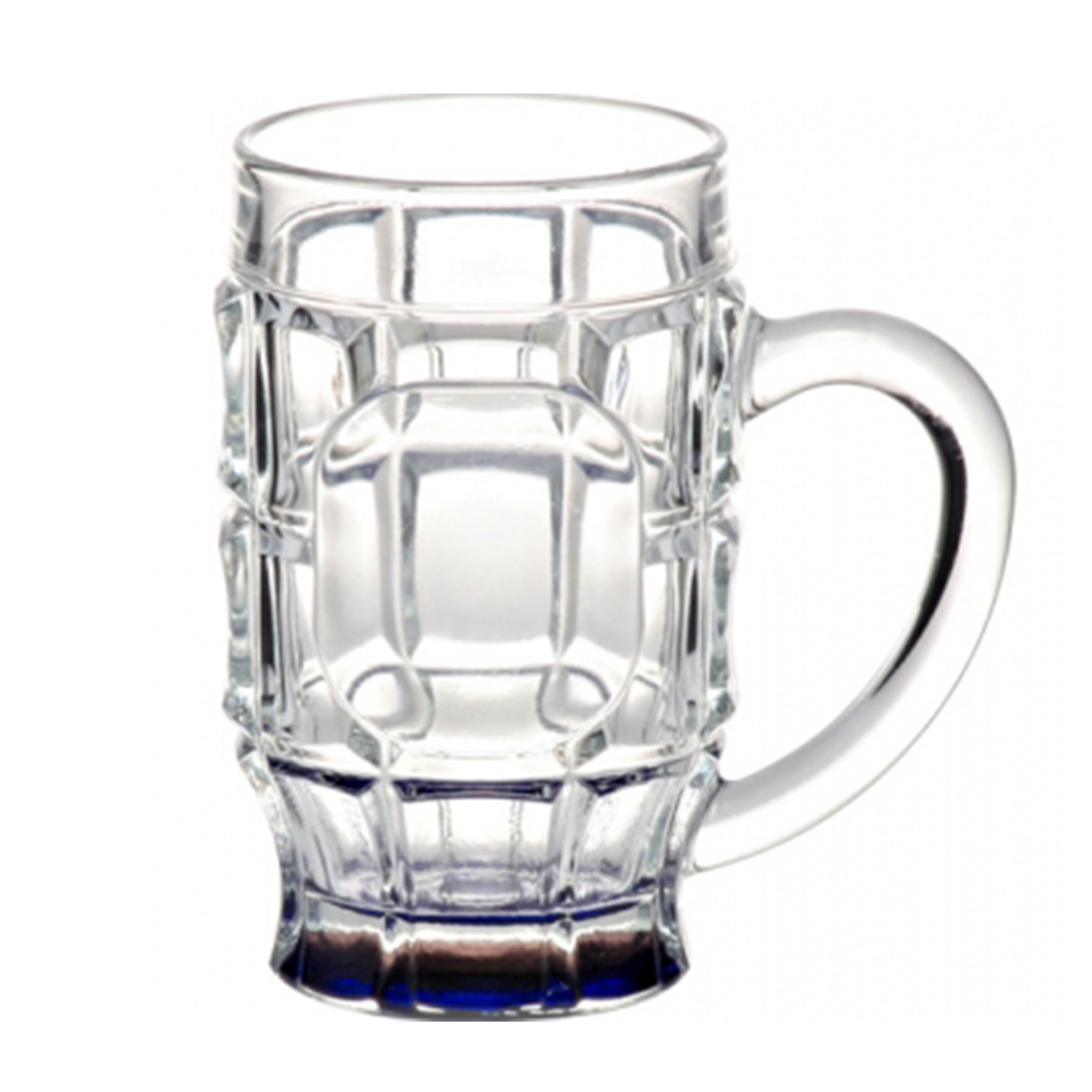 Durwin Dimpled Glass Beer Mugs - 17.75 OZ. 2