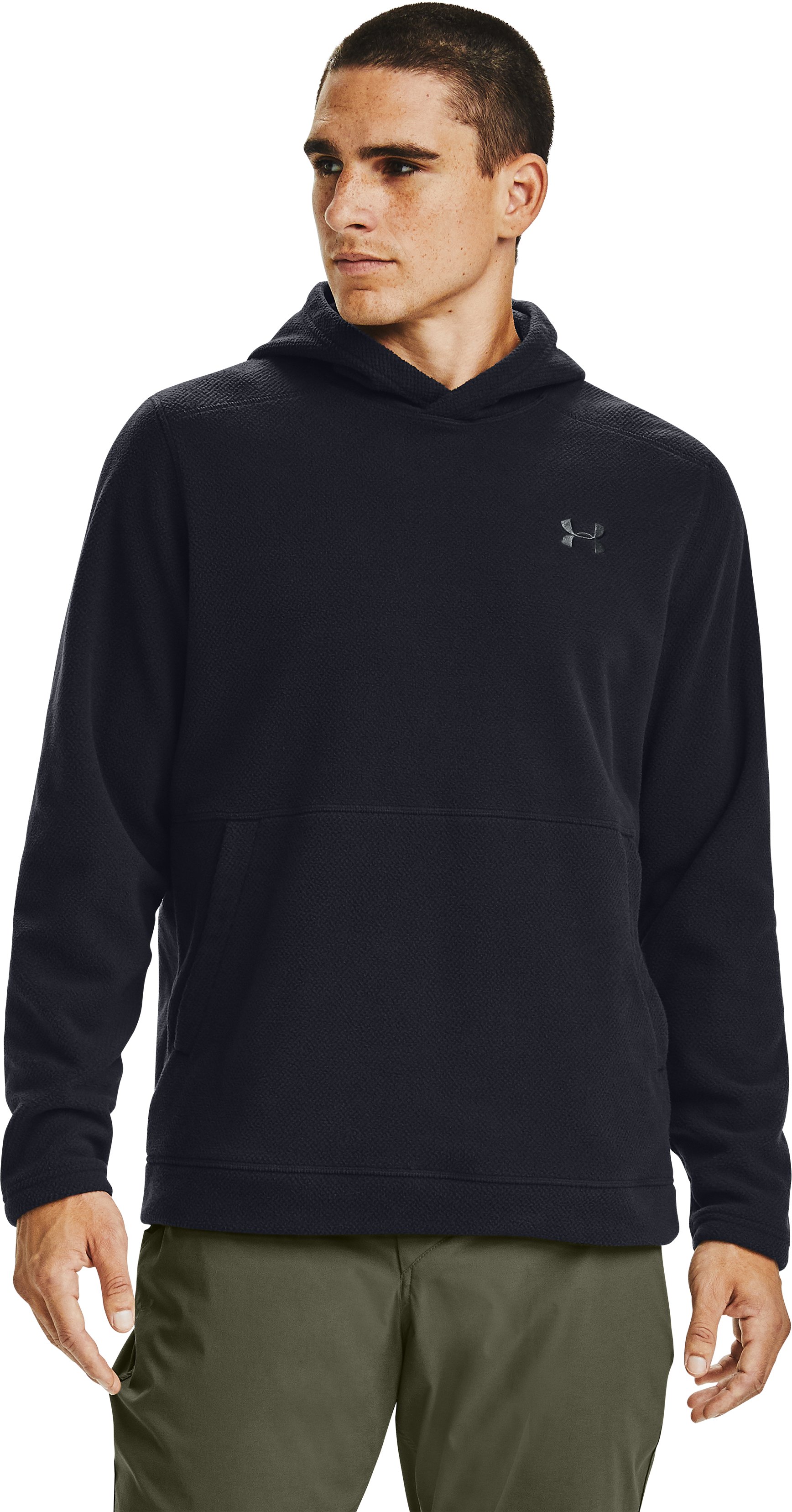 Men's UA OffGrid Fleece Hoodie, custom hoodie or sweatshirt with logo imprint 5