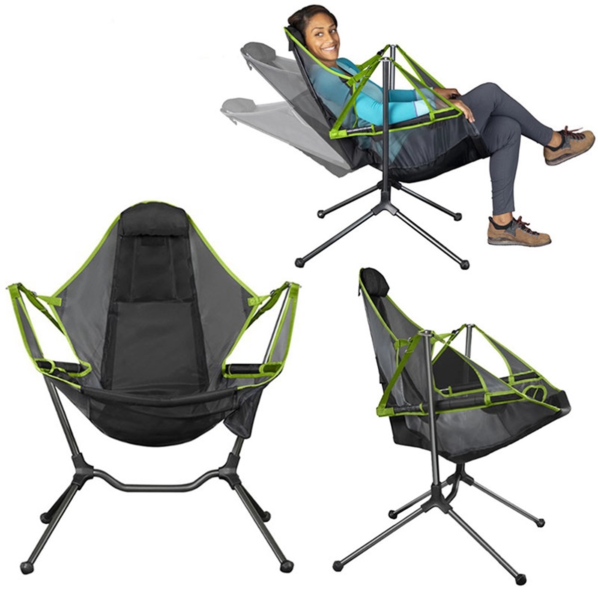 Folding Relaxed Outdoor Camping Rocking Chair 4