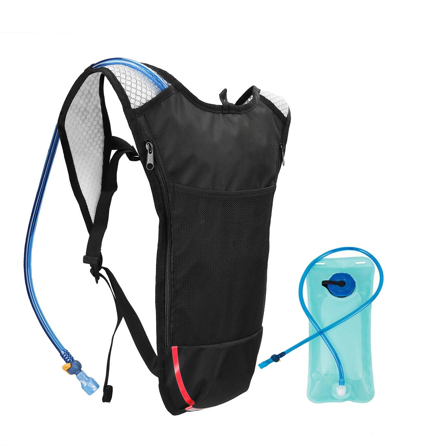 2L Hydration Pack Nylon Water Backpack for Hiking Biking 2