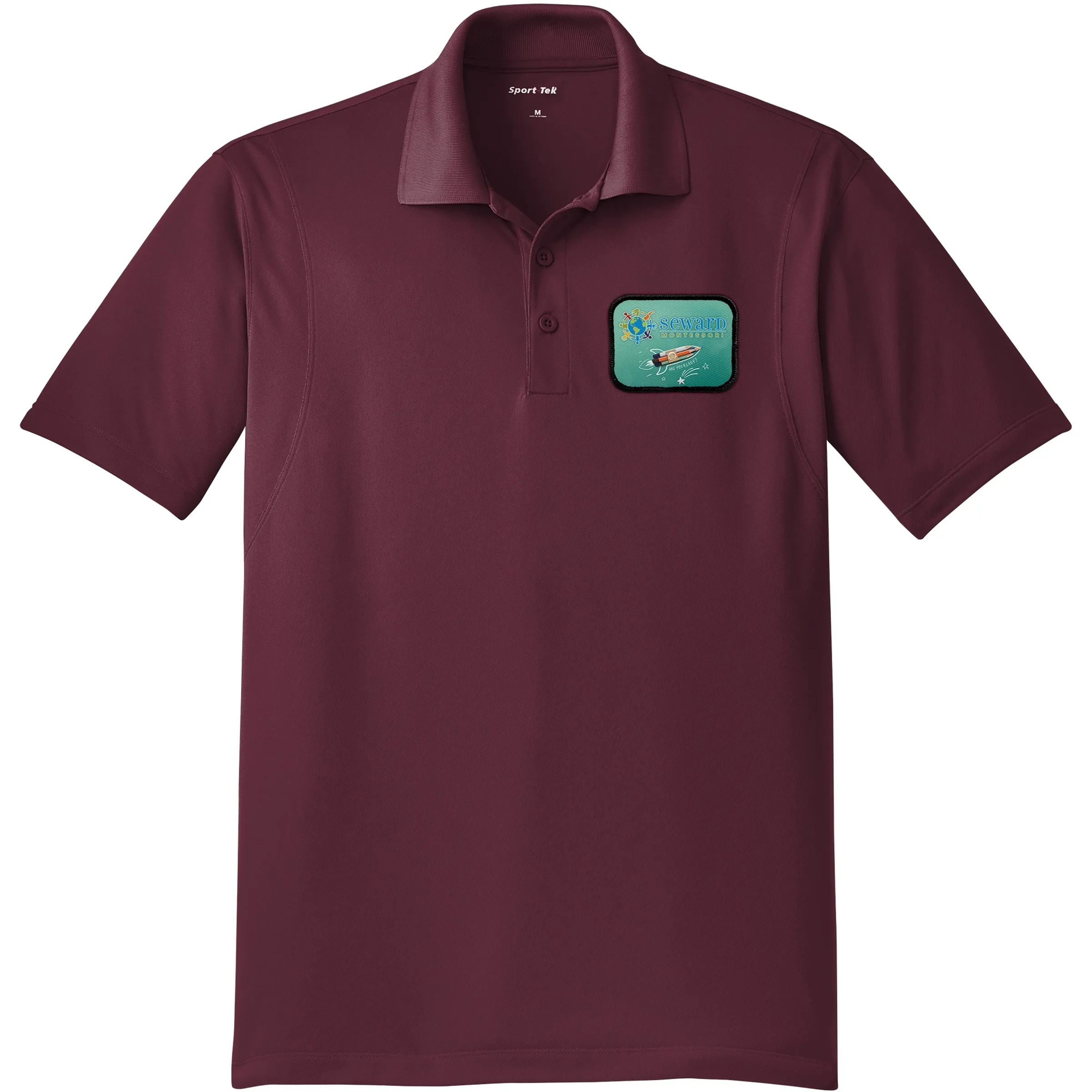 SPORT-TEK(R) MICROPIQUE SPORT-WICK(R) POLO WITH EMBLEM 27