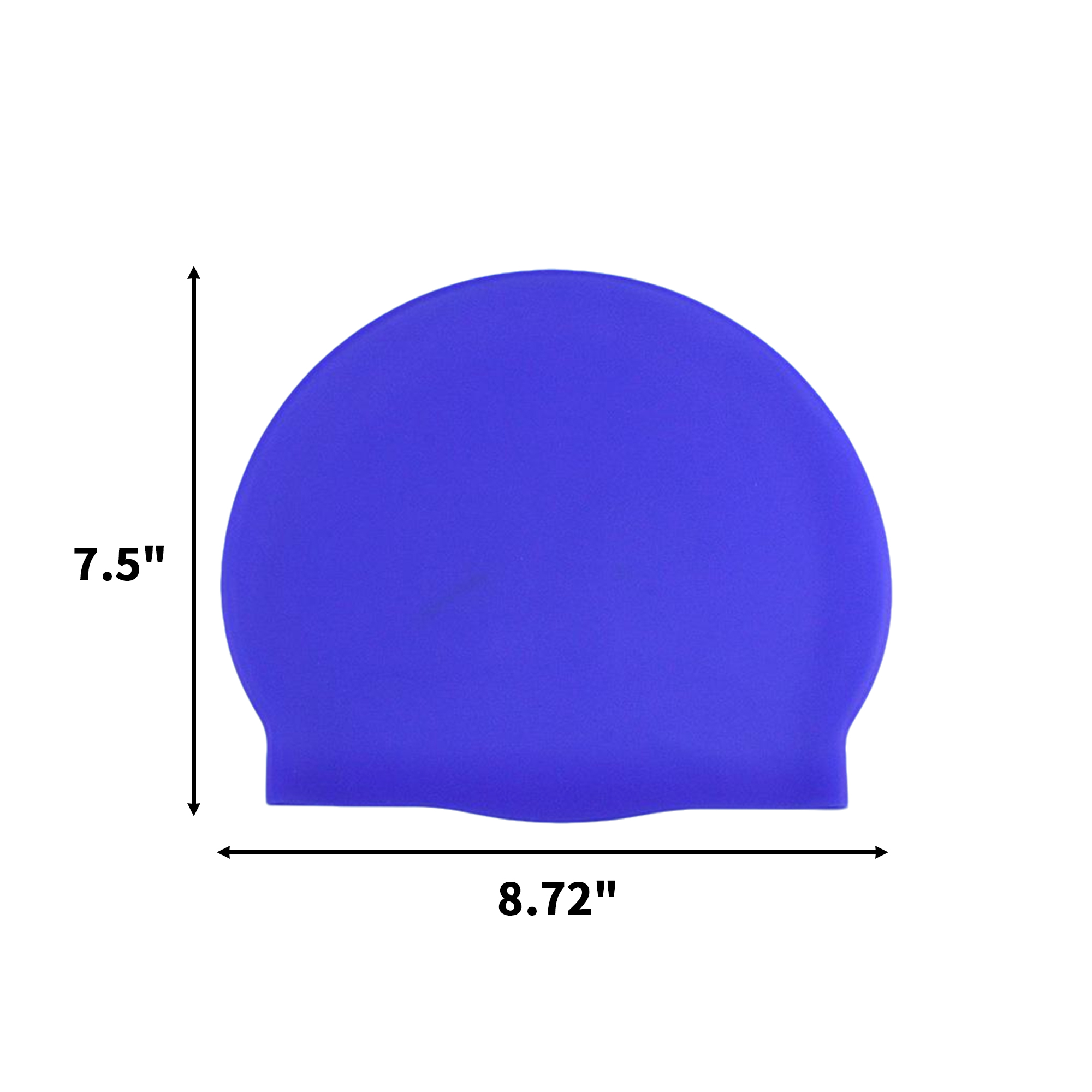 Silicone Swimming Cap Elastic Fit Non Slip Design 4