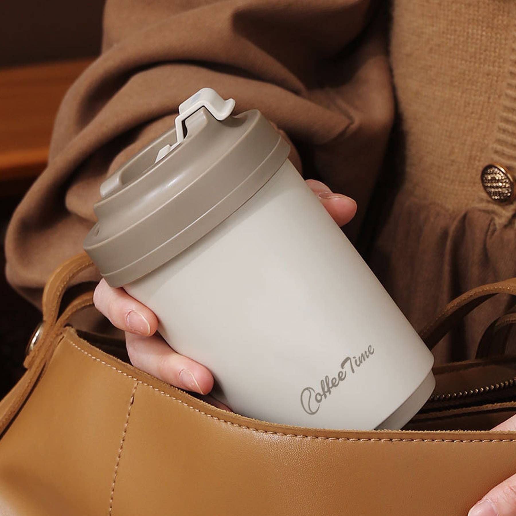 16 Oz304 Stainless Steel Insulated Coffee Cup 2