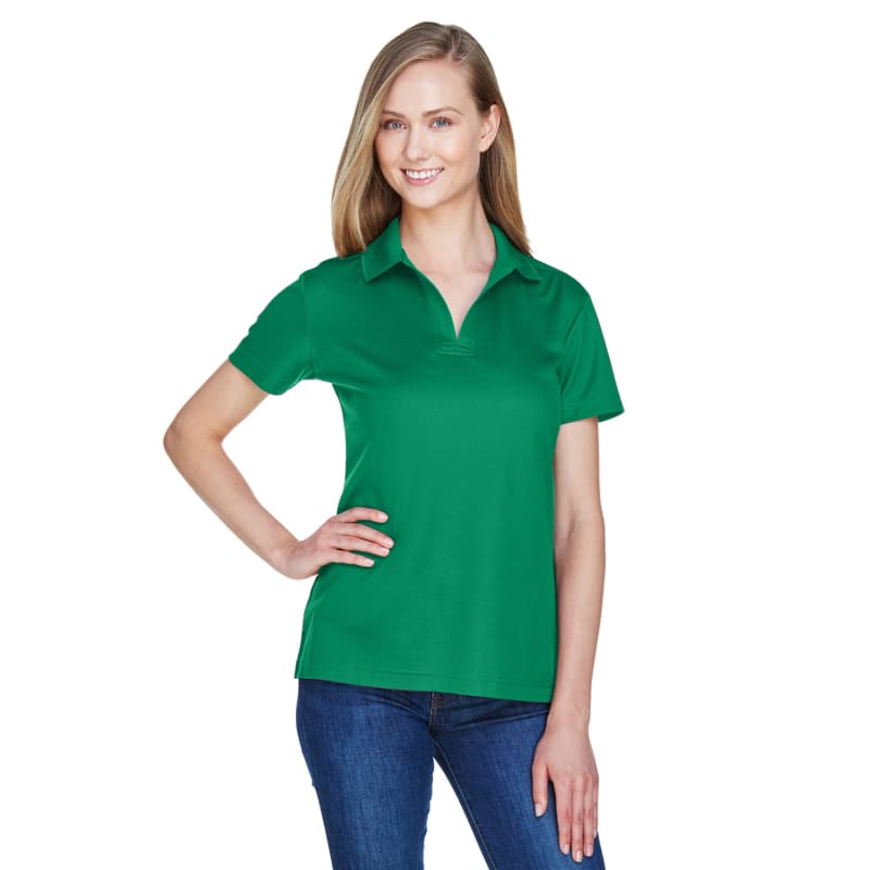 Devon & Jones CrownLux Performance™ Ladies' Plaited Polo 41