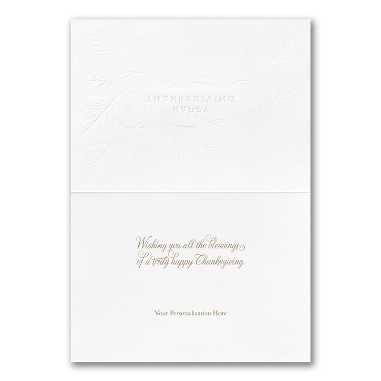 Autumn's Gift Thanksgiving Card 2