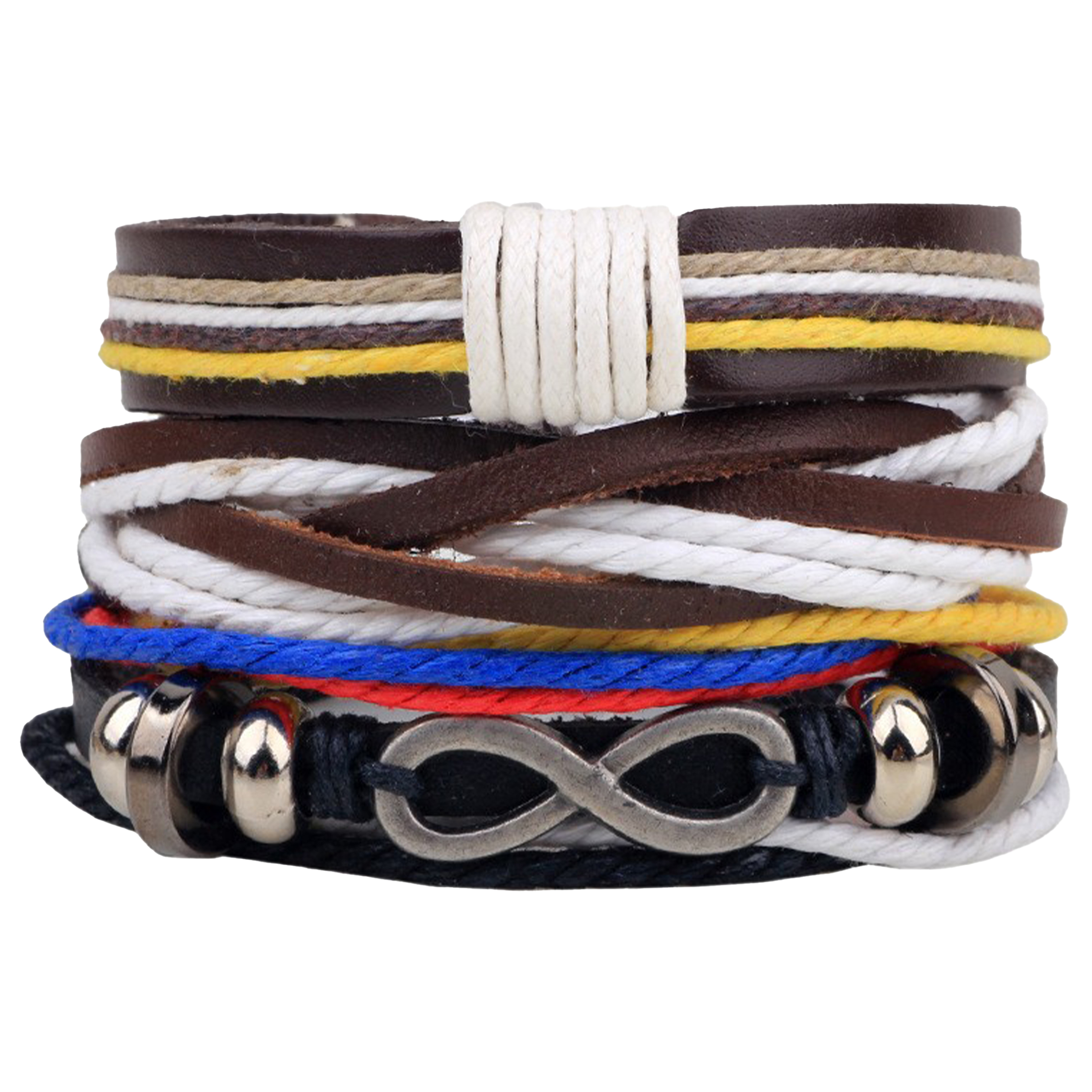 Cowhide Combining Multiple Bracelets 5