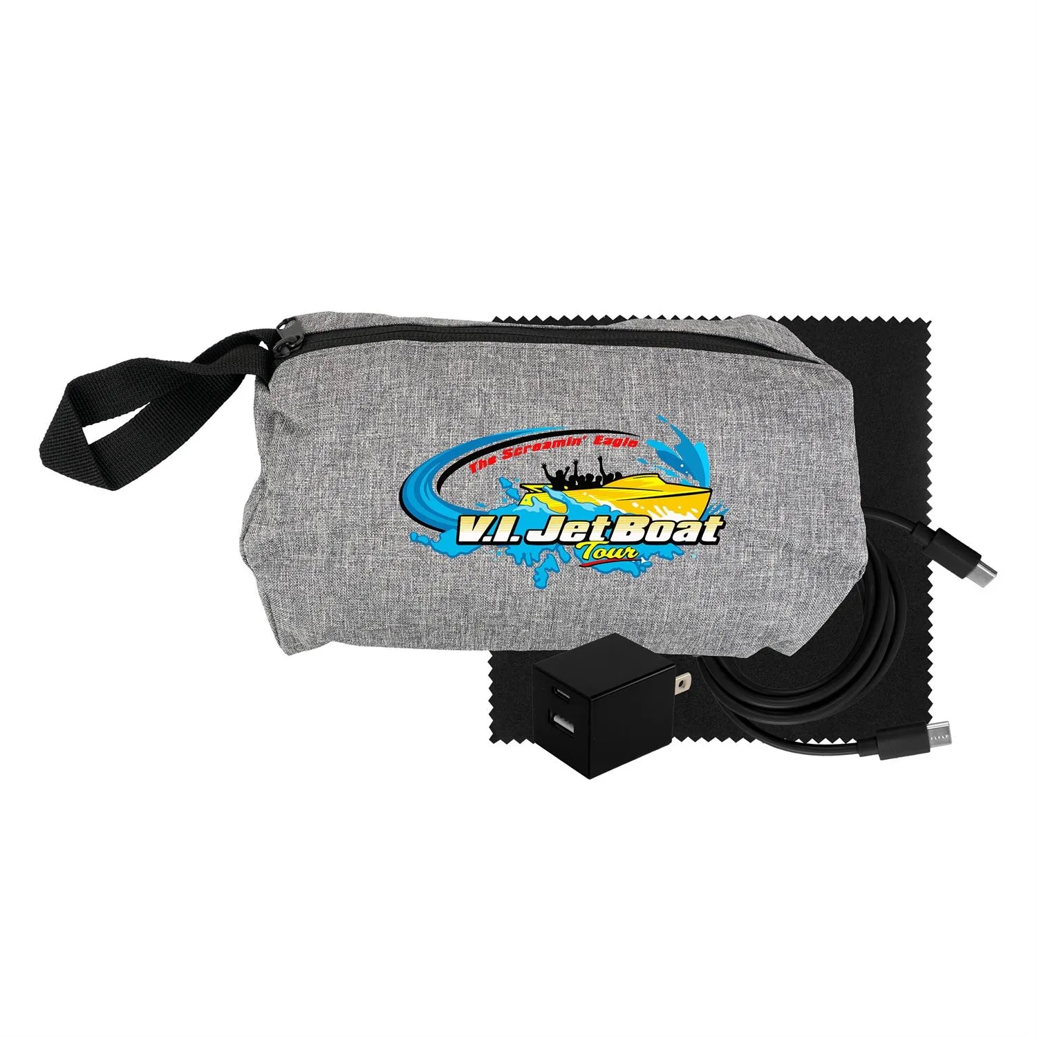 Travel A+C to C Cable, Wall & Cloth Set 4