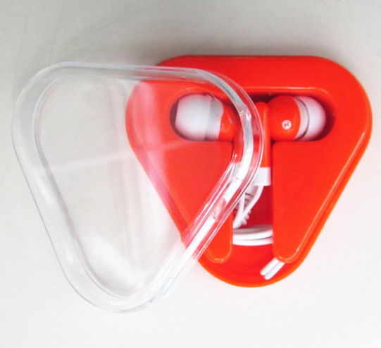 Travel Ear Buds In Triangle Case 5