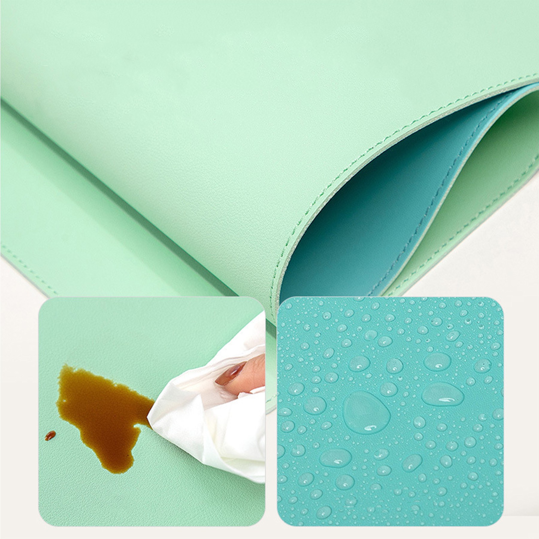 Double Side Leather Mouse Pad 2