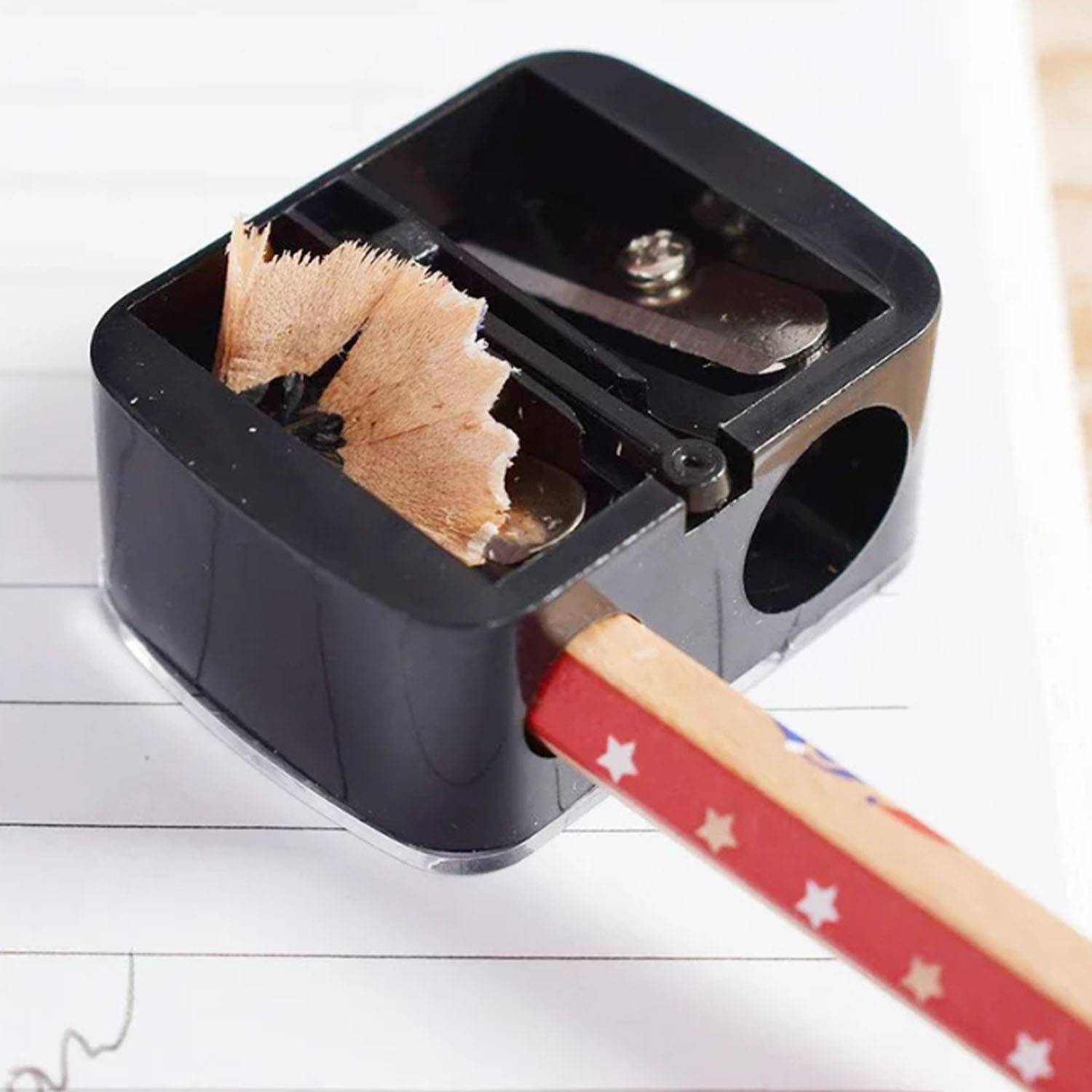 Plastic Dual-Hole Pencil Sharpener 5