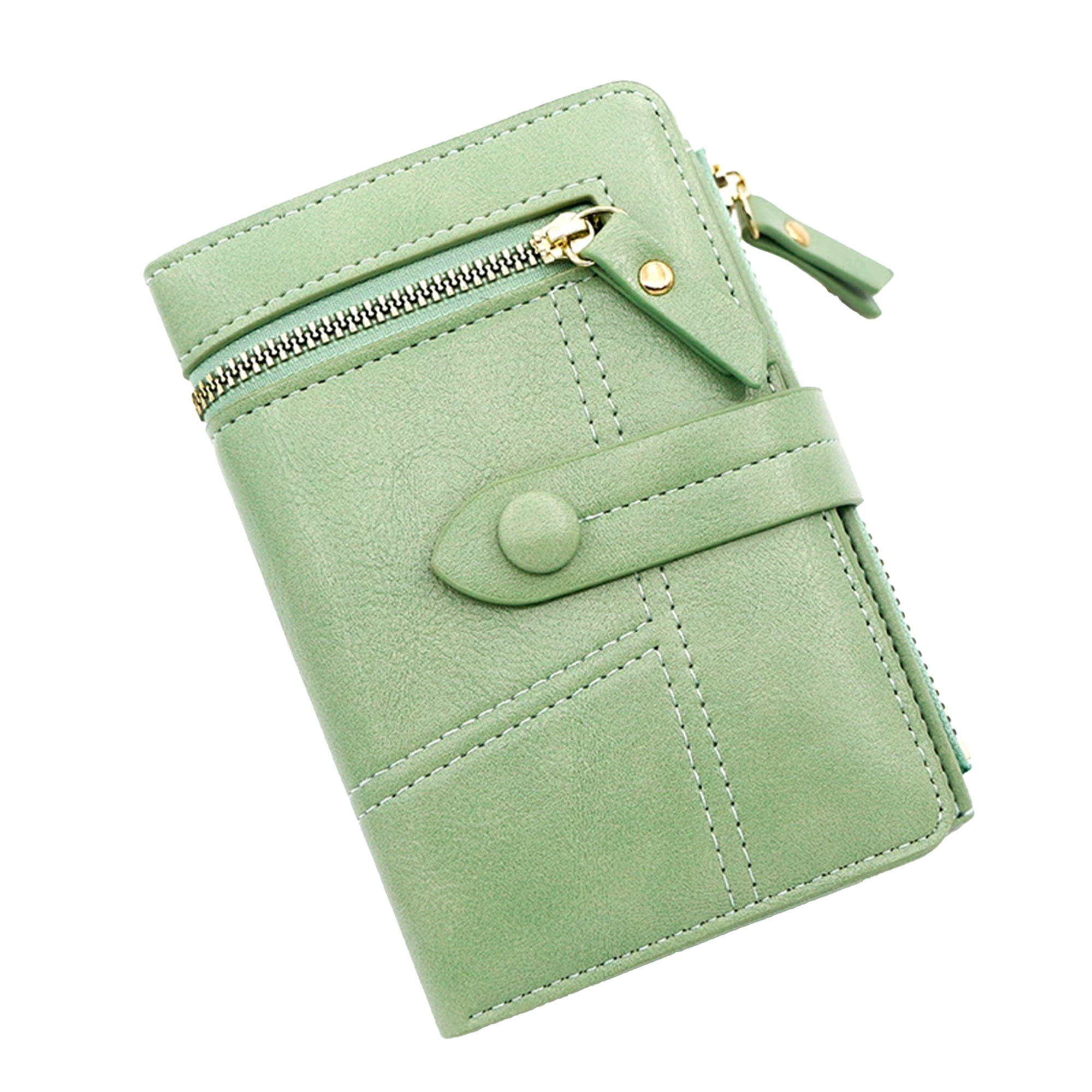 Women's Mini Zip Wallet in PU Leather 8