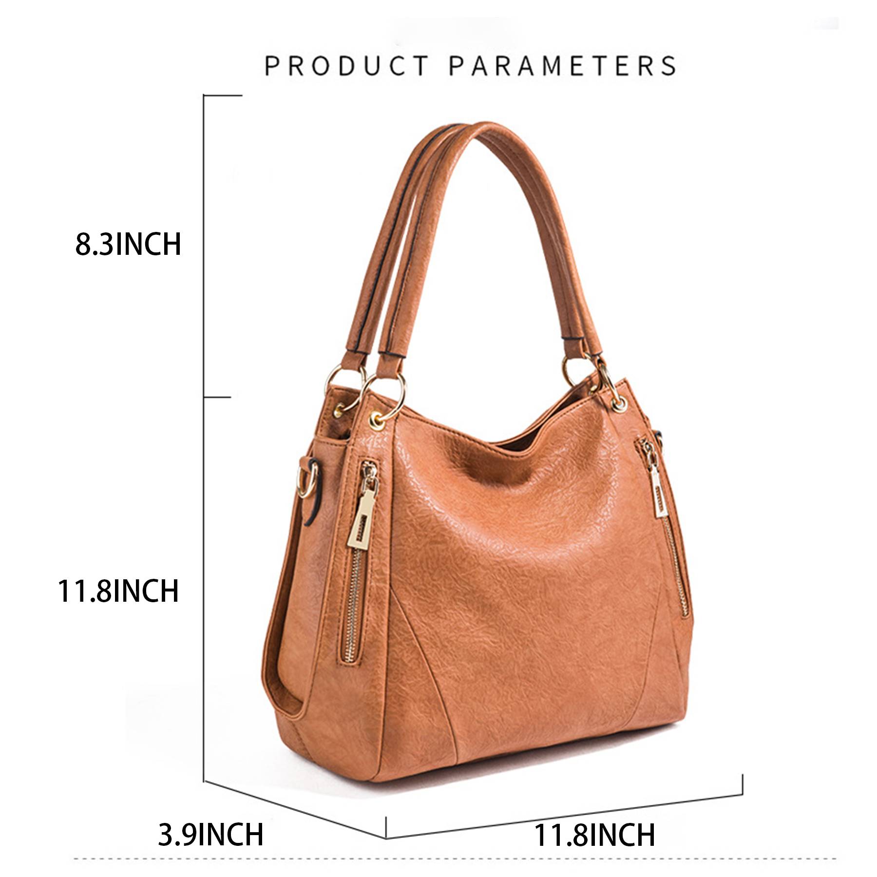 PU Ladies Shoulder Tote Bags 3