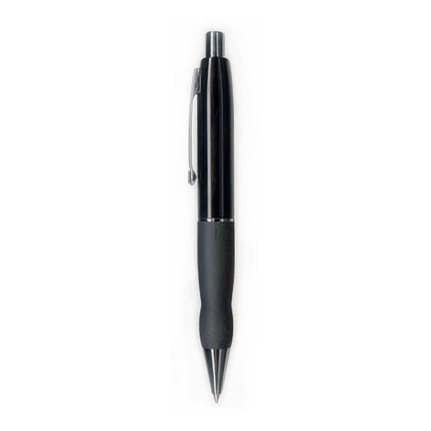 Retractable Plastic Silicone Grip Ballpoint Pen 5