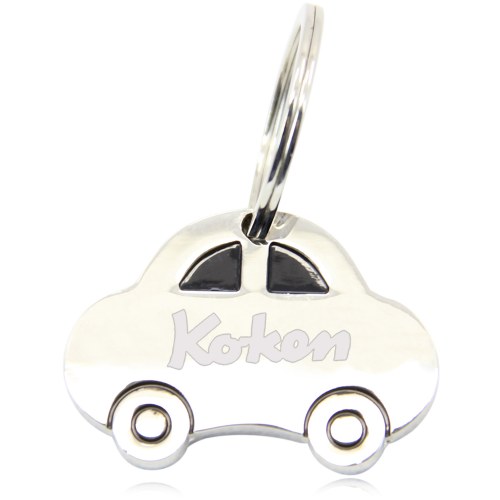 Car Shaped Metal Keychain 3