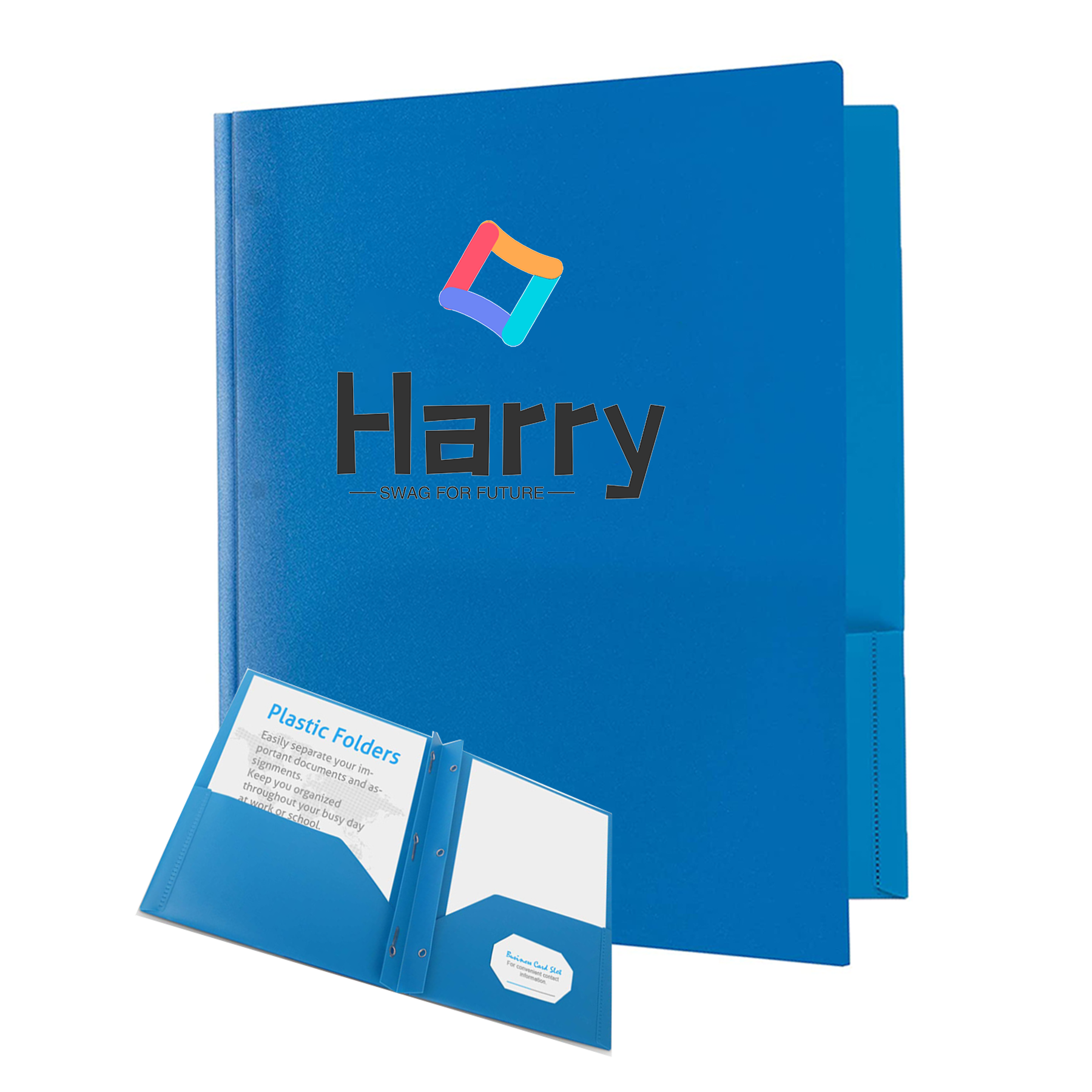2 Pocket Folders with Fasteners 1