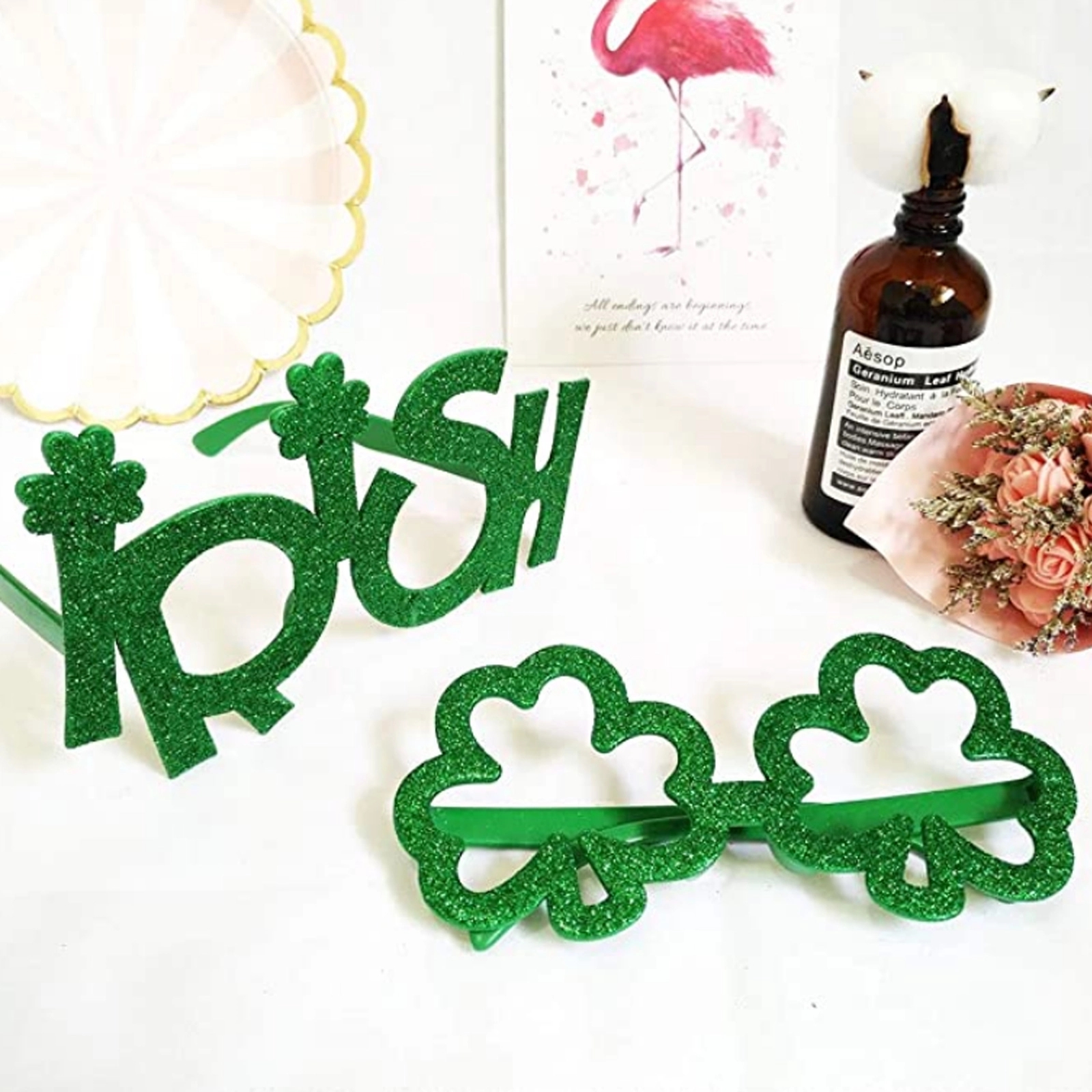 St. Patricks Day Shamrock Glasses 3