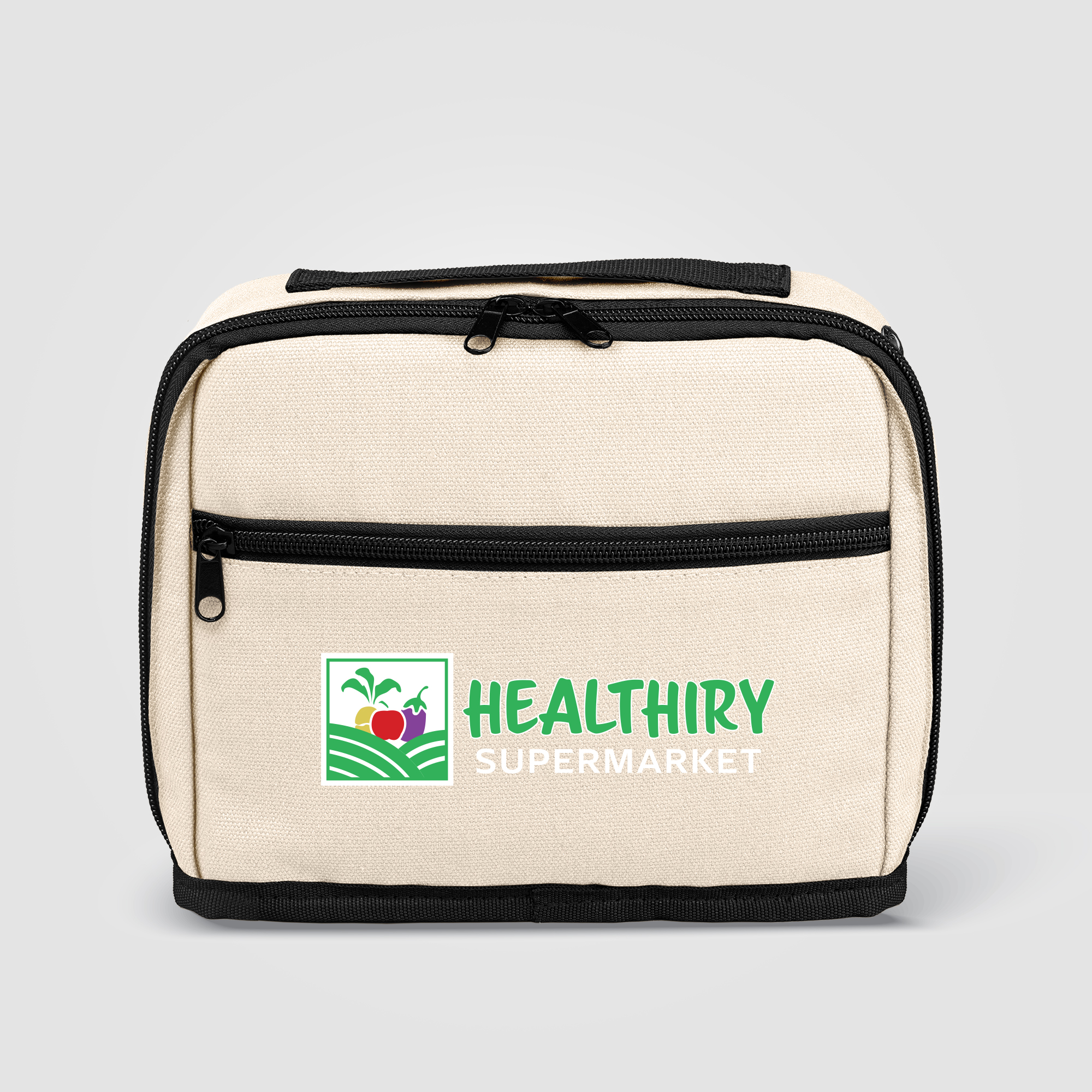 Odyssey 16 oz. Recycled Cotton Tech Organizer Zippered Pouch – 1.7L 7