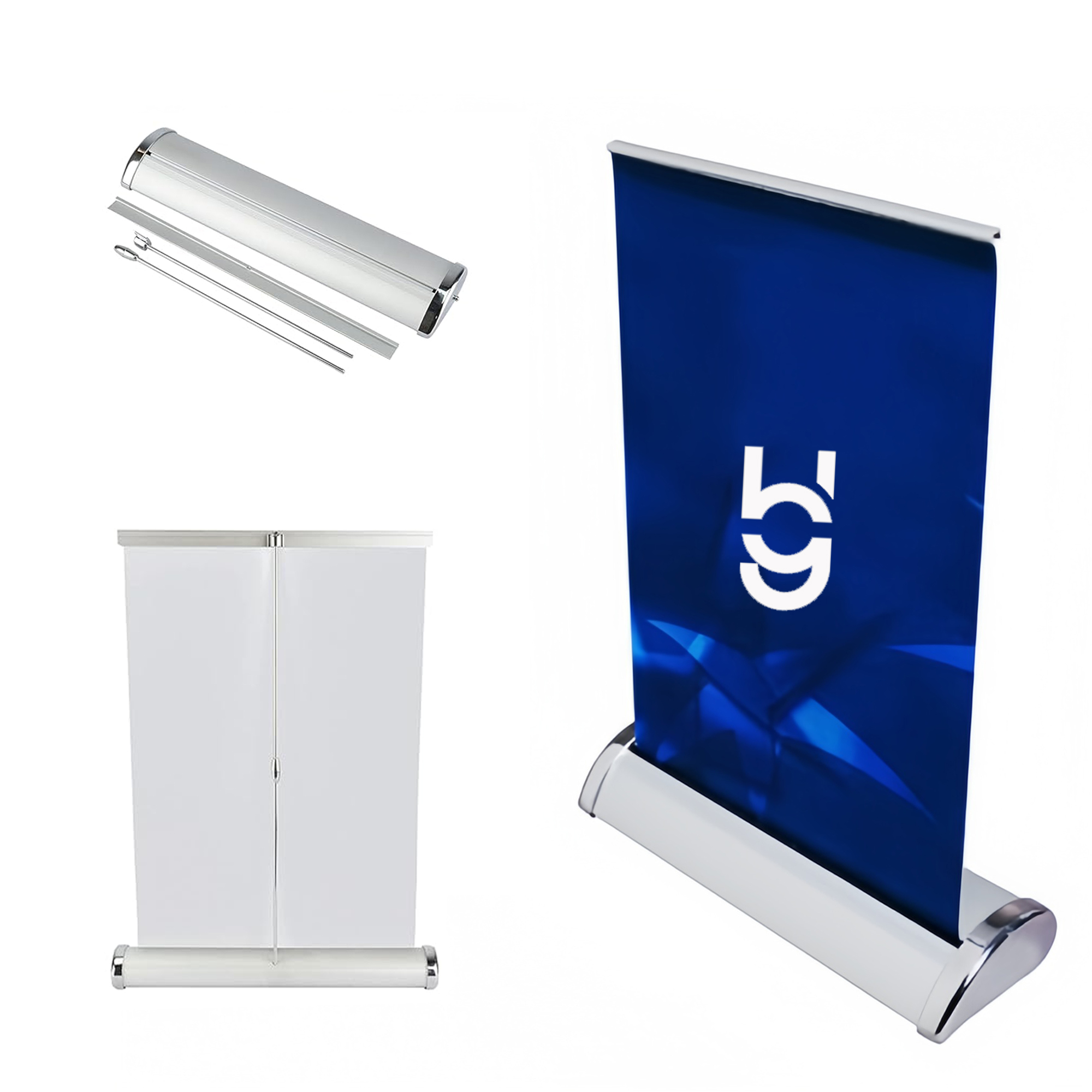 Adjustable Desktop Banner Stand 2